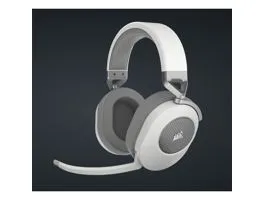 CORSAIR Vezeték Nélküli Headset, HS65 WIRELESS Gaming, Dolby 7.1 Hangzás, fehér