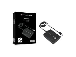 Conceptronic  4-Port USB 3.0 HUB Black