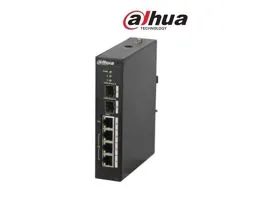 Dahua PoE switch - PFS3206-4P-96 (3x 10/100(PoE+/PoE) + 1x gigabit(HighPoE/PoE+/PoE) + 2x SFP uplink, 96W, 53VDC)