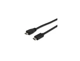 Equip Átalakító Kábel - 12888407 (USB-C - USB MicroB 2.0 kábel, apa/apa, 1m)
