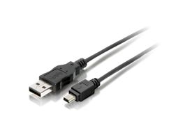 Equip Kábel - 128521 (USB2.0, A-mini5P kábel, apa/apa, 1,8m)