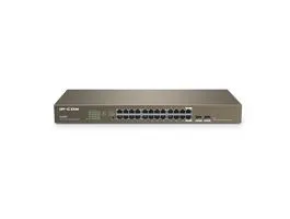 IP-COM Switch  - G1024F (24 port 1Gbps + 2 port 1Gbps SFP, rackbe szerelhető)
