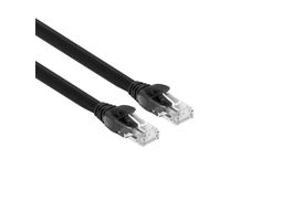 S-link Kábel - SL-CAT602BK (UTP patch kábel, CAT6, fekete, 2m)