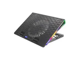 Vertux Notebook hűtőpad - ARCTIC (Max.: 17&quot;, állítható, 22dB, 18cm venti, 8000rpm, 2xUSB 3.0, RGB LED, fekete)
