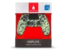 Spartan Gear - Hoplite PS4 vezetékes terepmintás zöld kontroller