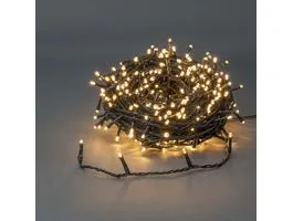 NEDIS Karácsonyi Világítás Húr 320 db. LED Meleg Fehér 24.00 m Fényhatások: 7 Beltéri vagy Kültéri Hálózati Áramellátás