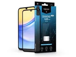 Samsung A156 Galaxy A15 5G edzett üveg képernyővédő fólia - MyScreen Protector Diamond Glass Lite Edge2.5D Full Glue - f