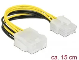 DeLock Extension Cable Power supply 8 pin EPS male  female 15cm