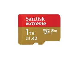 Sandisk 1TB SD micro Extreme (SDXC Class 10 UHS-I U3) memória kártya