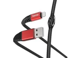 Hama 201538 FIC E3 EXTREME 1,5m USB/Lightning fekete-piros adat- és töltőkábel