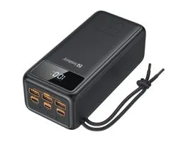 Sandberg Akkubank - Powerbank USB-C PD 130W 50000 (kültéri, LED Lámpa, fekete)