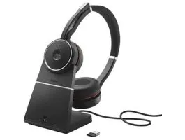 JABRA Fejhallgató - Evolve 75 SE UC Stereo Bluetooth Vezeték Nélküli, Mikrofon + Tartó állvány