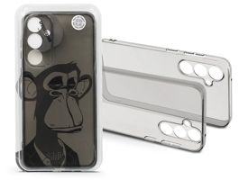 Samsung Galaxy A35 szilikon hátlap - Gray Monkey - átlátszó