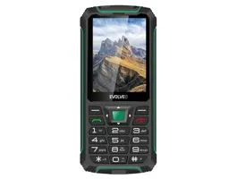 EVOLVEO Strongphone W4 2,8&quot; DualSIM fekete/zöld mobiltelefon