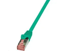 Logilink CQ2075S 5m Cat6 S/FTP dupla árnyékolású zöld patch kábel