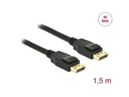 DELOCK kábel DisplayPort male / male összekötő 10K 60Hz 54 Gbps 3m