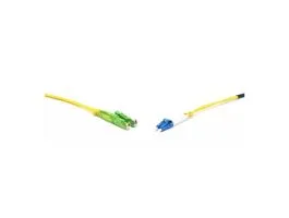 LINKEASY E2000/APC-LC/PC SM duplex patch kábel, OS2 G657.A1 fiber, LSOH 1m