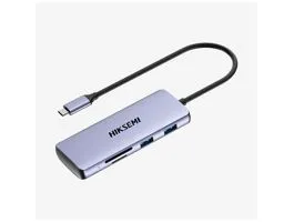 HIKSEMI USB-C HUB  1x4K HDMI + 1xSD + 1xTF + 1xUSB 2.0 + 3xUSB 3.0 + PD charge (HIKVISION)