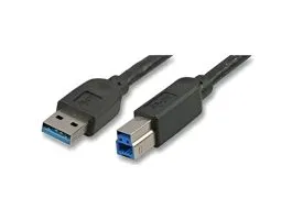 KAB Akasa USB 3.0 Type-A to Type-B kábel - 1,5m - AK-CBUB01-15BK