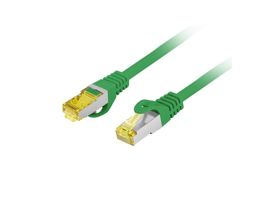 NET Patch kábel CAT.6a S/FTP LSZH 1m zöld, réz