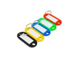 DELIGHT Kulcsjelölő - 5 szín - műanyag - 50 db / csomag