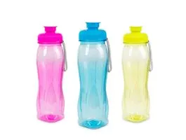 FAMILY Sport kulacs - műanyag, átlátszó - 750 ml - 3 színben