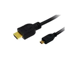 LogiLink HDMI kábel, Micro-D/M   A/M, 4K/30 Hz, 2 m (CH0032)