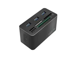 Logilink USB 3.2 Gen 1 dokkoló állomás, 8 portos, mini, fekete (CR0046)