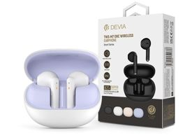 Devia TWS Bluetooth sztereó headset v5.3 + töltőtok - Devia TWS-M7 ENC Wireless Earphone with Charging Case - fehér