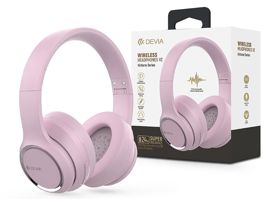 Devia Wireless Bluetooth sztereó fejhallgató beépített mikrofonnal - Devia   Kintone Series Wireless Headphones V2 - róz
