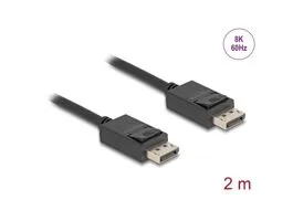 DELOCK kábel DisplayPort male / male összekötő 8K 60Hz 40 Gbps 2m