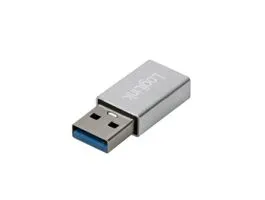 LogiLink USB 3.2 Gen1 Type-C adapter, USB-A/M-USB-C/F, ezüst (AU0056)