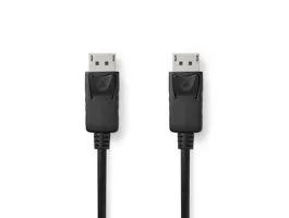 NEDIS DisplayPort kábel DisplayPort Dugasz DisplayPort Dugasz 4K@60Hz Nikkelezett 2.00 m Kerek PVC Fekete Label (CCGL370