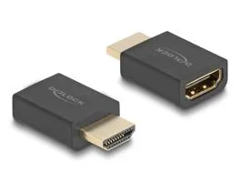 Delock Nagy sebességű HDMI Ethernet adapterrel apa - anya 8K 60 Hz fekete (66460)
