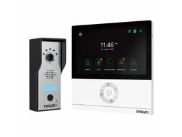 EVOLVEO DoorPhone AHD7, otthoni WiFi videotelefon készlet kapu- vagy ajtóvezérléssel fehér monitorral (DPAHD7-W)