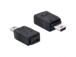 Delock (65155) Adapter USB mini male &gt; USB micro A+B female