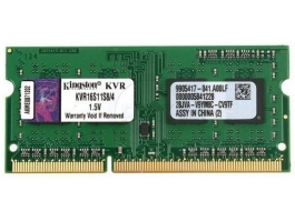 Kingston 4GB/1600MHz DDR3 (KVR16S11S8/4) notebook memória