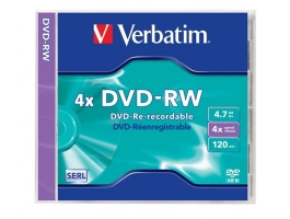 Verbatim DVD-RW 4,7GB 4x DVD lemez