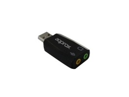 Approx! Stereo + Mic USB hangkártya (appUSB51)