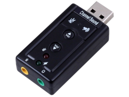 Approx! Stereo + Mic + hangerőszabályzó USB hangkártya (appUSB71)