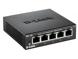 D-Link DES-105 fémházas 5 Port 10/100Mbit switch