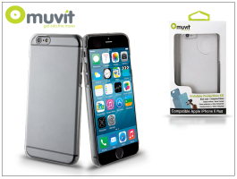 Apple iPhone 6 Plus/6S Plus hátlap + 0,33 mm vastag edzett védőüveg - Muvit Invisible Prtotection Kit - transparent