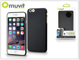 Apple iPhone 6 Plus/6S Plus hátlap - Muvit ThinGel - fekete