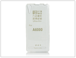 Lenovo A6000 szilikon hátlap - Ultra Slim 0,3 mm - transparent