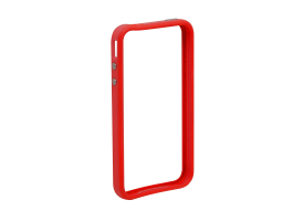 Apple iPhone 4, 4S védőkeret - bumper - Delight 55403A - red