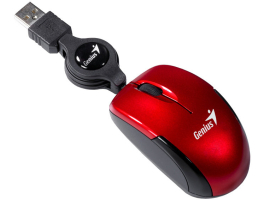 Genius Micro Traveler V2 Ruby USB egér