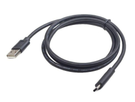Gembird USB2.0 - USB type-C (AM/CM) 1m fekete kábel