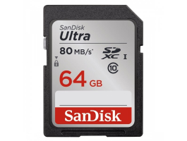 Sandisk 64GB SD (SDXC Class 10) Ultra UHS-1 memória kártya (139768)