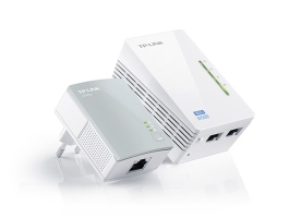 TP-LINK TL-WPA4220KIT 300Mbps AV600 Wi-Fi Powerline Extender Starter Kit