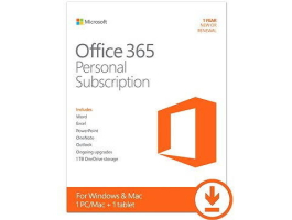 Microsoft Office 365 Personal - All Languages (1 felhasználó 1 évre) Elektronikus licenc szoftver (QQ2-00012)